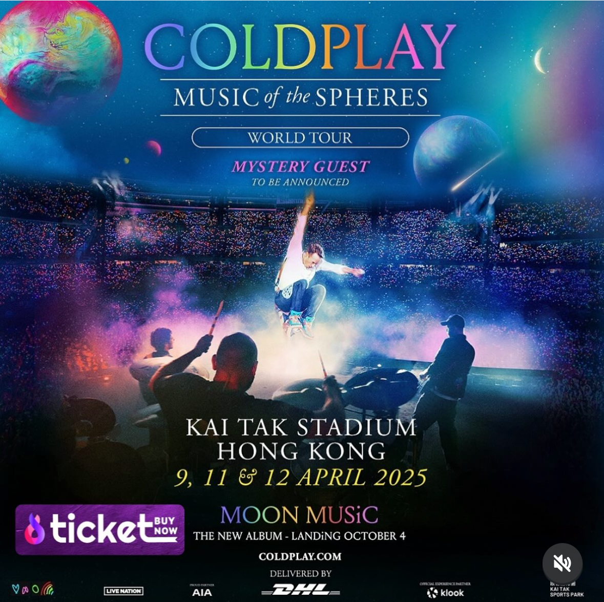 Coldplay hong Kong concert